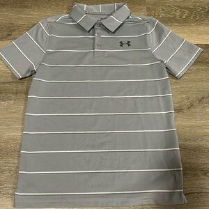 GUC Under Armour Boys Loose Fit Heatgear Polo Youth M